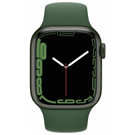 Apple Watch Series 7 GPS 41mm Aluminum Case with Sport Band (Зеленый): характеристики и цены