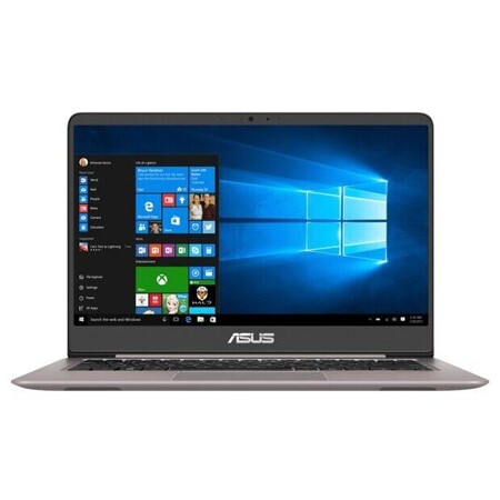Asus 14" Ноутбук Asus ZenBook UX3410UA-GV417T (1920x1080, Intel Core i3 2.4 ГГц, RAM 4 ГБ, SSD 128 ГБ, Win10 Home), 90NB0DL1-M08390: характеристики и цены