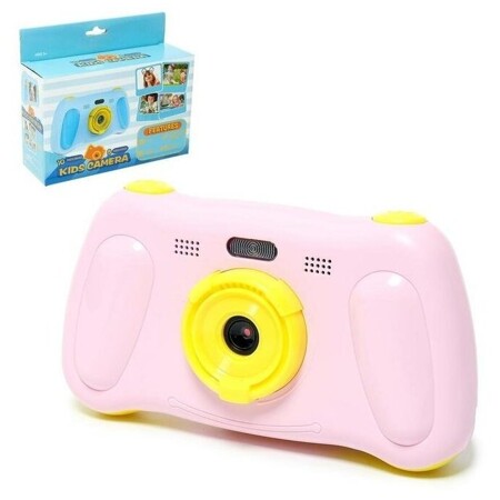 Детский фотоаппарат «Талантливый фотограф», цвет розовый: характеристики и цены