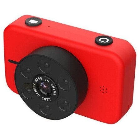 Детский цифровой фотоаппарат HRS X17 с селфи камерой 18 МП, FHD (Красный): характеристики и цены
