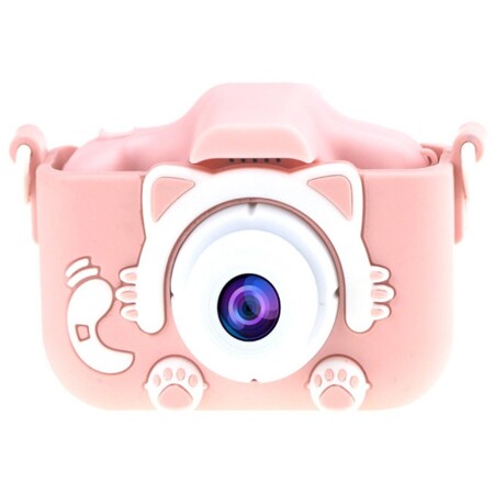 Детский цифровой фотоаппарат "Kitty" с фотоэффектами (в комплекте 32Gb) , розовый: характеристики и цены