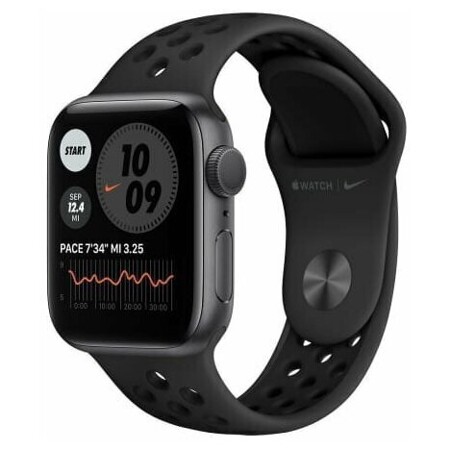 Apple Watch Series 6, 40мм, алюминий, серый космос, спортивный ремешок Nike: характеристики и цены