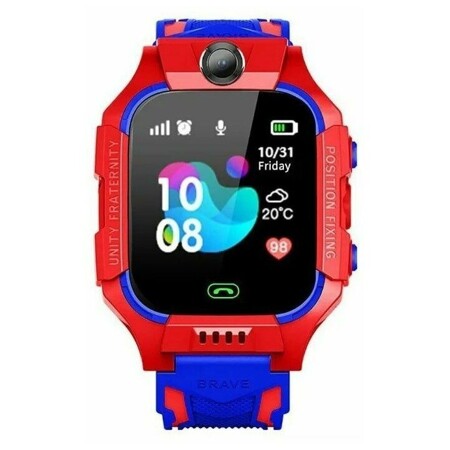 Умные детские часы с GPS / LBS трекингом, поддержкой звонков и кнопкой SOS Красный / Синий: характеристики и цены