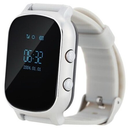 Часы с GPS трекером Smart Watch T58 (серебро): характеристики и цены