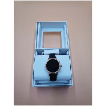 Смарт часы Michael Kors DW7M2 Золотые с чёрным ремешком: характеристики и цены