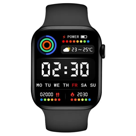 Умные смарт часы Smart Watch M36 Plus 45 mm (Android \ iOS) / Series 7 Premium с сенсорным экраном / Черный: характеристики и цены