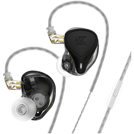 Наушники KZ ZEX Pro (Crinacle CRN) черные, с микрофоном: характеристики и цены
