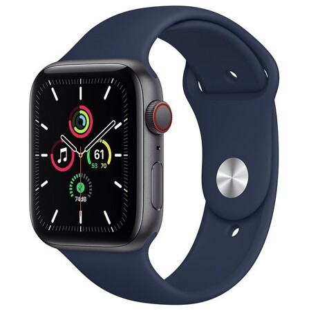 Apple Watch SE GPS + Cellular 44мм Aluminum Case with Sport Band: характеристики и цены