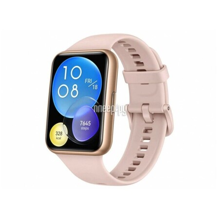 936518 Умные часы Huawei Watch Fit 2 Yoda-B09S Sakura Pink Silicone Strap 55028915: характеристики и цены