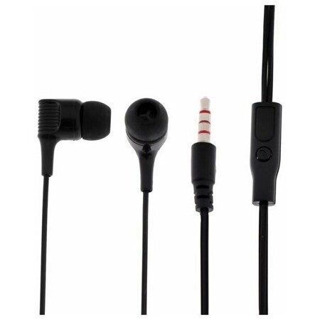 Red Line Stereo Headset SP09, вакуумные, микрофон, проводные, 1.2 м, черные: характеристики и цены
