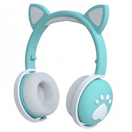 Беспроводные наушники Wireless Cat Ear Headphones BK1 мятные: характеристики и цены