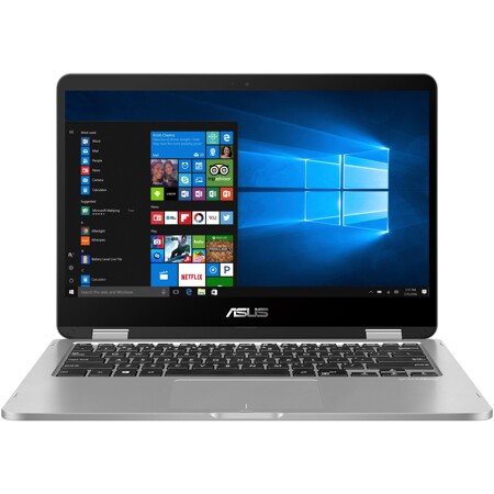 ASUS VivoBook Flip 14 TP401MA-BZ261T (1366x768, Intel Celeron 1.1 ГГц, RAM 4 ГБ, eMMC 128 ГБ, Win10 Home): характеристики и цены