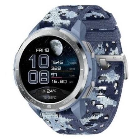 HONOR Smart Watch, Kanon-B19A - Camo Blue (55026082): характеристики и цены