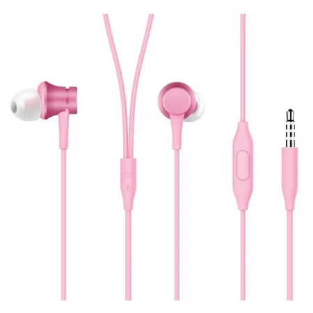 Xiaomi Mi In- Ear Headphones Basic (розовый): характеристики и цены