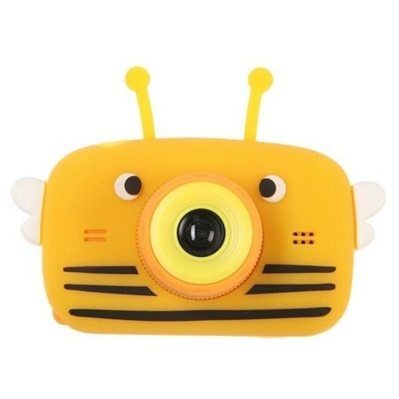 Детский цифровой фотоаппарат Children's Fun Camera Bee "Пчела", модель 4356857, желтый: характеристики и цены