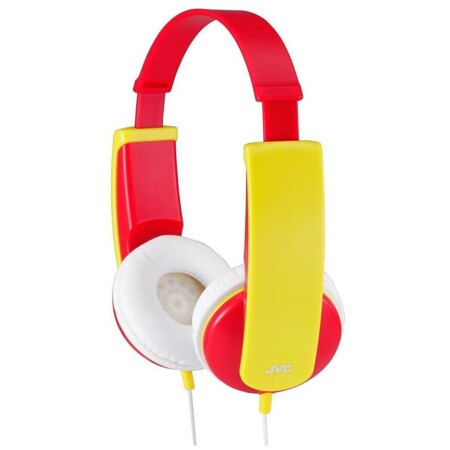 JVC проводные детские, модель HA-KD5-R-EF, серия KIDS. Цвет: красный/желтый: характеристики и цены