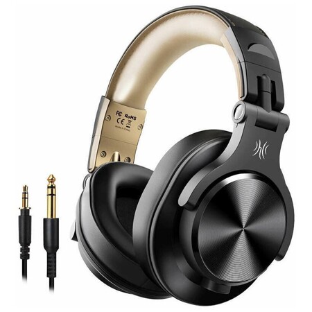 OneOdio A70 Золотой Bluetooth Проводные и беспроводные профессиональные наушники для звукозаписи: характеристики и цены