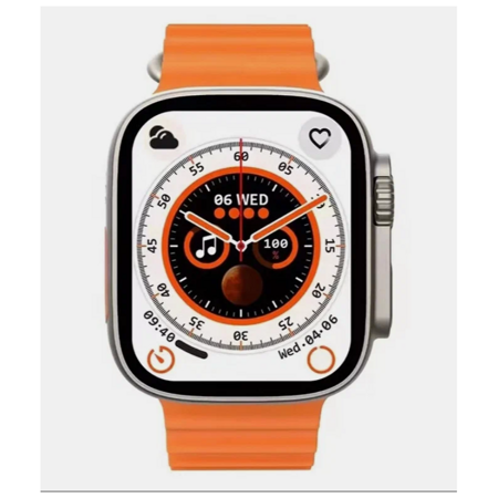 Умные смарт-часы А 8 Ultra, Оранжевые: характеристики и цены