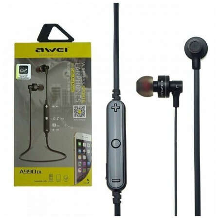 AWEI Wireless Bluetooth Sports Earphones A990BL: характеристики и цены