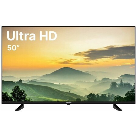 GRUNDIG 50GFU7800B, 4K Ultra HD, черный, смарт ТВ, Android: характеристики и цены