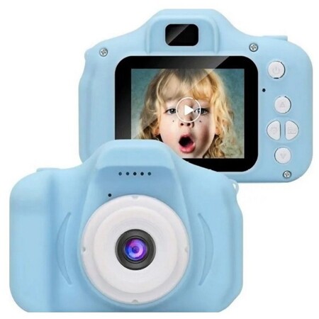 Детский фотоаппарат ZUP Kids Camera, голубой: характеристики и цены