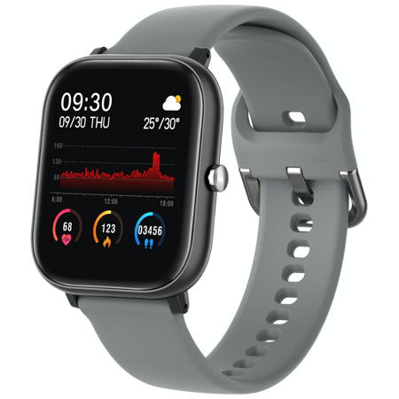Beverni Smart Watch P20 (серый): характеристики и цены