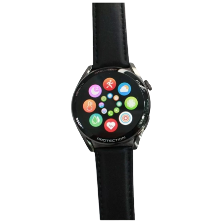 Умные смарт часы HUD-X / Smart Watch 46мм, classic series 2022 (iOS/Android), два ремешка, беспроводная зарядка / Золото: характеристики и цены