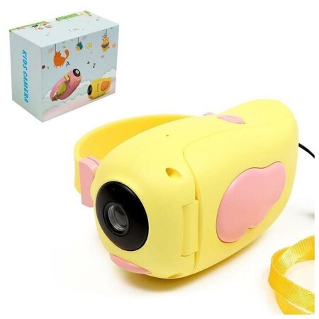 Детская видеокамера «Птичка», цвет жёлтый: характеристики и цены