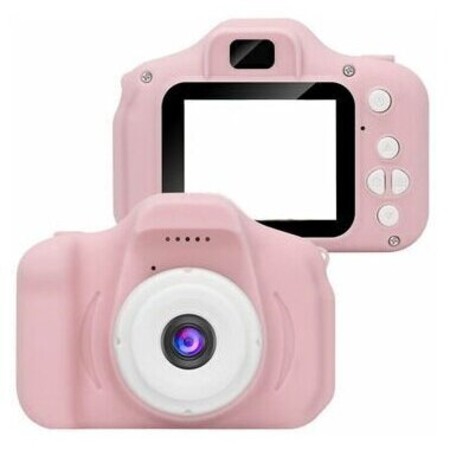 Фотоаппарат детский розовый (Прорезиненное покрытие, АКБ 400Mah): характеристики и цены