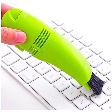 Мини пылесос для клавиатуры от USB, Зелёный: характеристики и цены