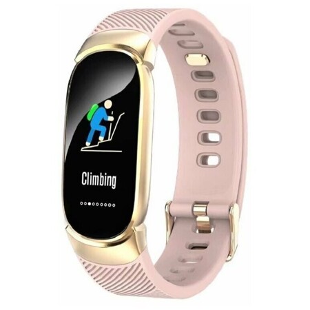 Фитнес браслет Smart Bracelet QW16, розовый: характеристики и цены