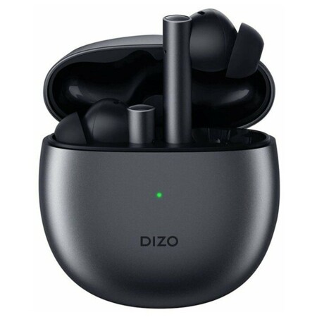 DIZO Наушники Dizo Gopods Creme, беспроводные, вакуумные, микрофон, BT 5.0, шумоподавление, серые: характеристики и цены