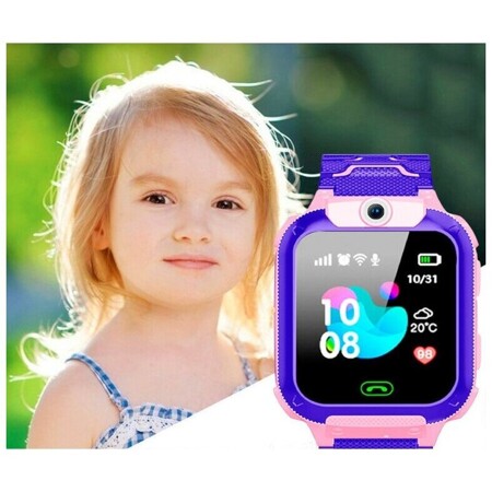 Умные смарт часы для детей CHILDREN'S WRISTWATCHES 2G / Камера / SIM card / Розовый: характеристики и цены