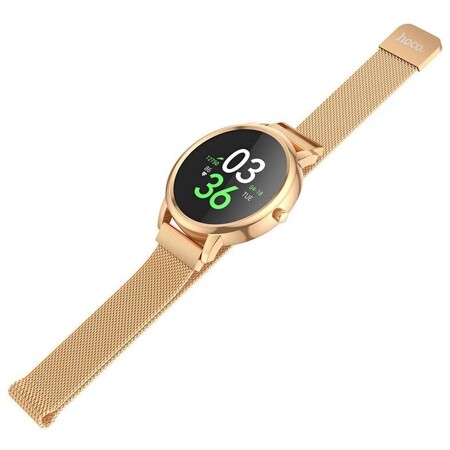 Умные спортивные часы WRIST SPORT WATCHES Smart / Круглые наручные Smart Watch голосовое управление / беспроводная зарядка iOS/Android/ Розовый: характеристики и цены