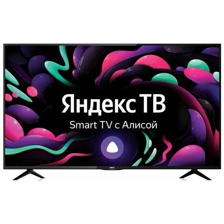 BBK 55" 55LEX-8287/UTS2C Яндекс. ТВ черный 4K Ultra HD 60Hz DVB-T2 DVB-C DVB-S2 WiFi Smart TV (RUS): характеристики и цены
