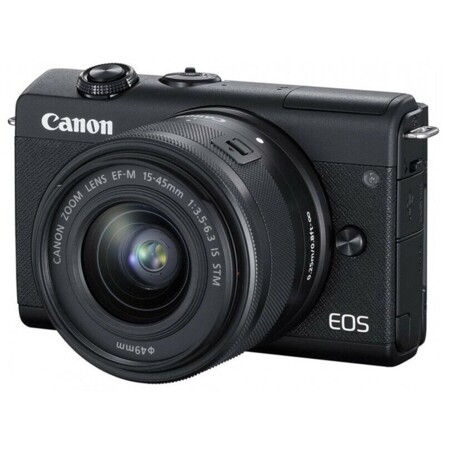 Canon EOS M200 Kit 15-45 IS STM Black 3699C010: характеристики и цены