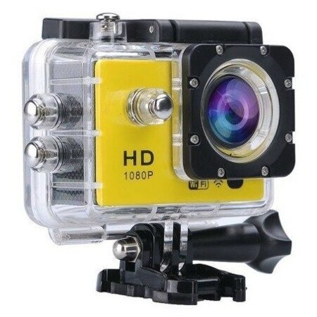 Экшн-камера / Экшн-камера 4К / Видеокамера для активного отдыха / 4K / Желтая: характеристики и цены