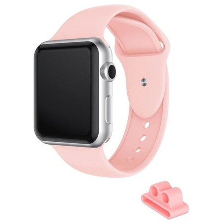 YOHO: держатель для AirPods и браслет Apple Watch 38/40мм. Розовый: характеристики и цены