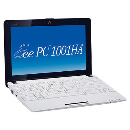 ASUS Eee PC 1001HA (1024x600, Intel Atom 1.6 ГГц, RAM 1 ГБ, HDD 160 ГБ, WinXP Home): характеристики и цены