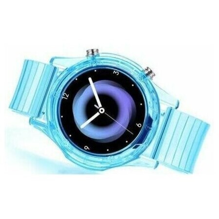 Welbe Умные часы Welbe Effect Neon 1.28"/TFT/240x240/200 mAh/круг/силикон. Цвет: синий неон: характеристики и цены