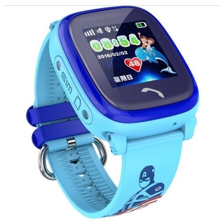 Детские смарт часы Smart Watch W9 (GW400S) водонепроницаемые (синий): характеристики и цены