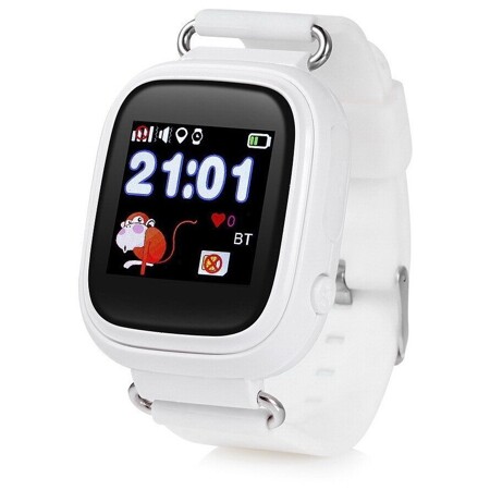Смарт часы для детей с GPS, детские умные часы с кнопкой SOS Q80 для мальчика или девочки 3-7 лет, белые, с датчиком снятия, с обратным звонком: характеристики и цены