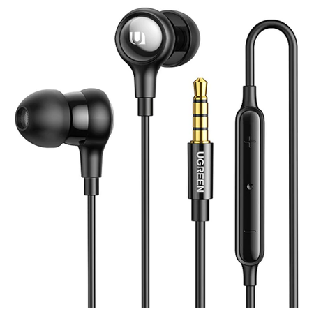 UGREEN EP103 Wired Earphones with 3.5mm Черный: характеристики и цены