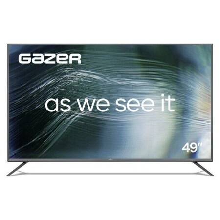 Gazer TV49-US2G серый 3840x2160 60 Гц Wi-Fi Smart TV 3 х HDMI 2 х USB RJ-45 Bluetooth VGA: характеристики и цены