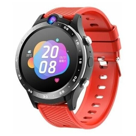 Smart Baby Watch Y33 4G, Wi-Fi с кнопкой SOS, GPS геолокацией, видеозвонком (Красный): характеристики и цены