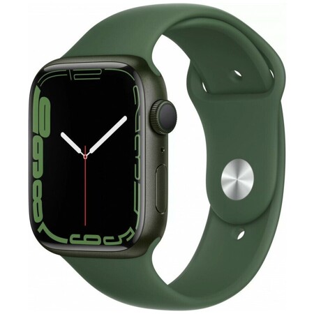 Apple Watch Series 7 45mm Aluminum Case with Sport Band (Green): характеристики и цены