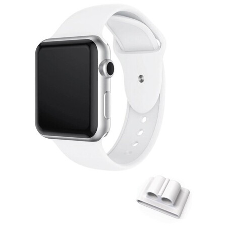 YOHO: держатель для AirPods и браслет Apple Watch 38/40мм. Белый: характеристики и цены