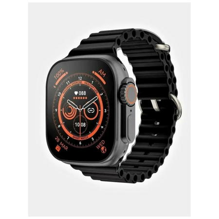 Умные Smart часы Ultra с сенсорным многофункциональным экраном нового поколения / Черный: характеристики и цены