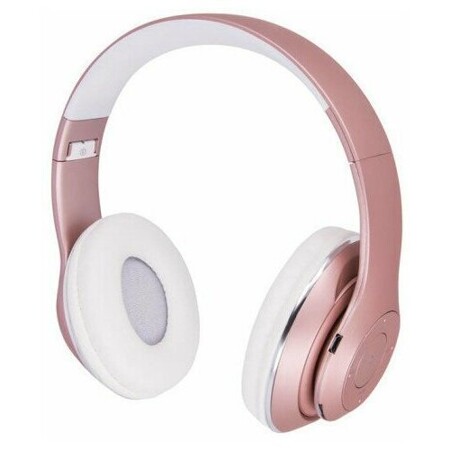 Беспроводные наушники Bluetooth headphones Music Soul BHS-300 Pink: характеристики и цены