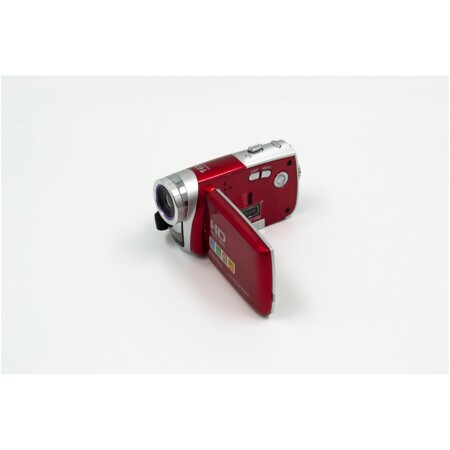Digital video camera, цвет: красный, в комплекте: карта памяти на 16 Gb, USB провод, ремешок, чехол для камеры.: характеристики и цены